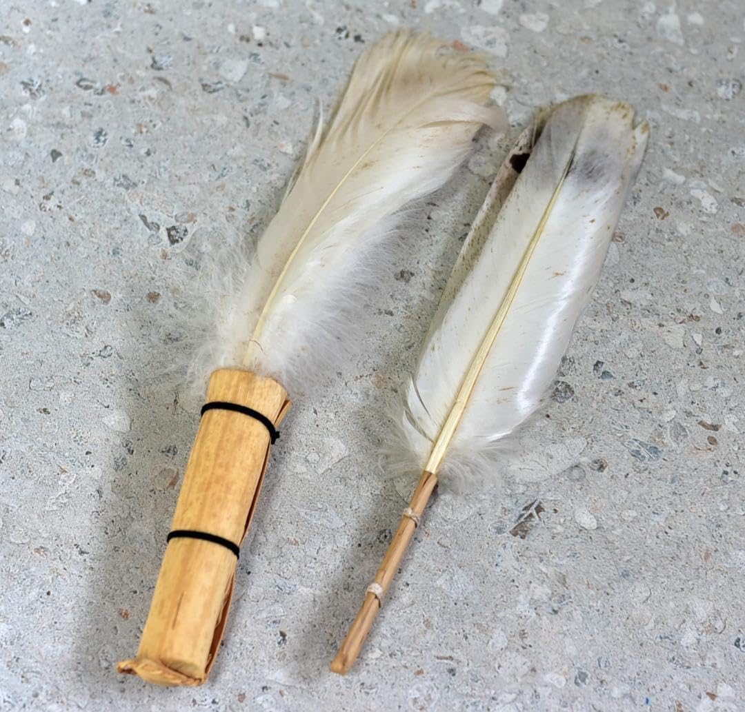 御羽箒、羽箒 お茶道具共箱 御羽箒大型 お茶道具/共箱